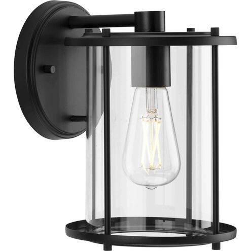 Gunther 1 Light 9.5 inch Matte Black Wall Lantern