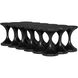 Jericho 61 X 30 inch Hand Rubbed Black Coffee Table