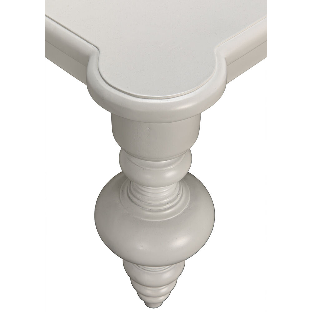 Graff 64 X 37.5 inch Solid White Coffee Table