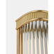 Marie Flanigan Menil LED 4.25 inch Soft Brass Linear Bath Sconce Wall Light