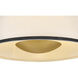Sonia 3 Light 18 inch Lacquered Brass Pendant Ceiling Light in Lacquered Brass with Off-White