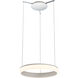Halo 24 inch Chrome Pendant Ceiling Light