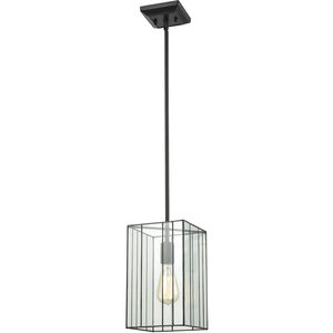 Lucian 1 Light 7 inch Oil Rubbed Bronze with Clear Mini Pendant Ceiling Light