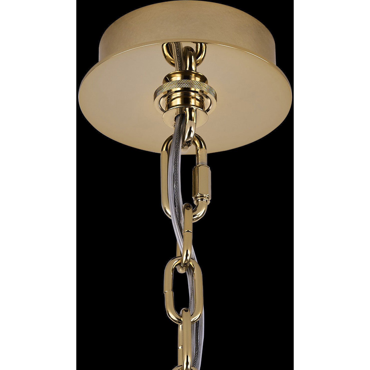 Cadere 42 Light 26 inch Two Tone 18K Gold Pendant Foyer Ceiling Light