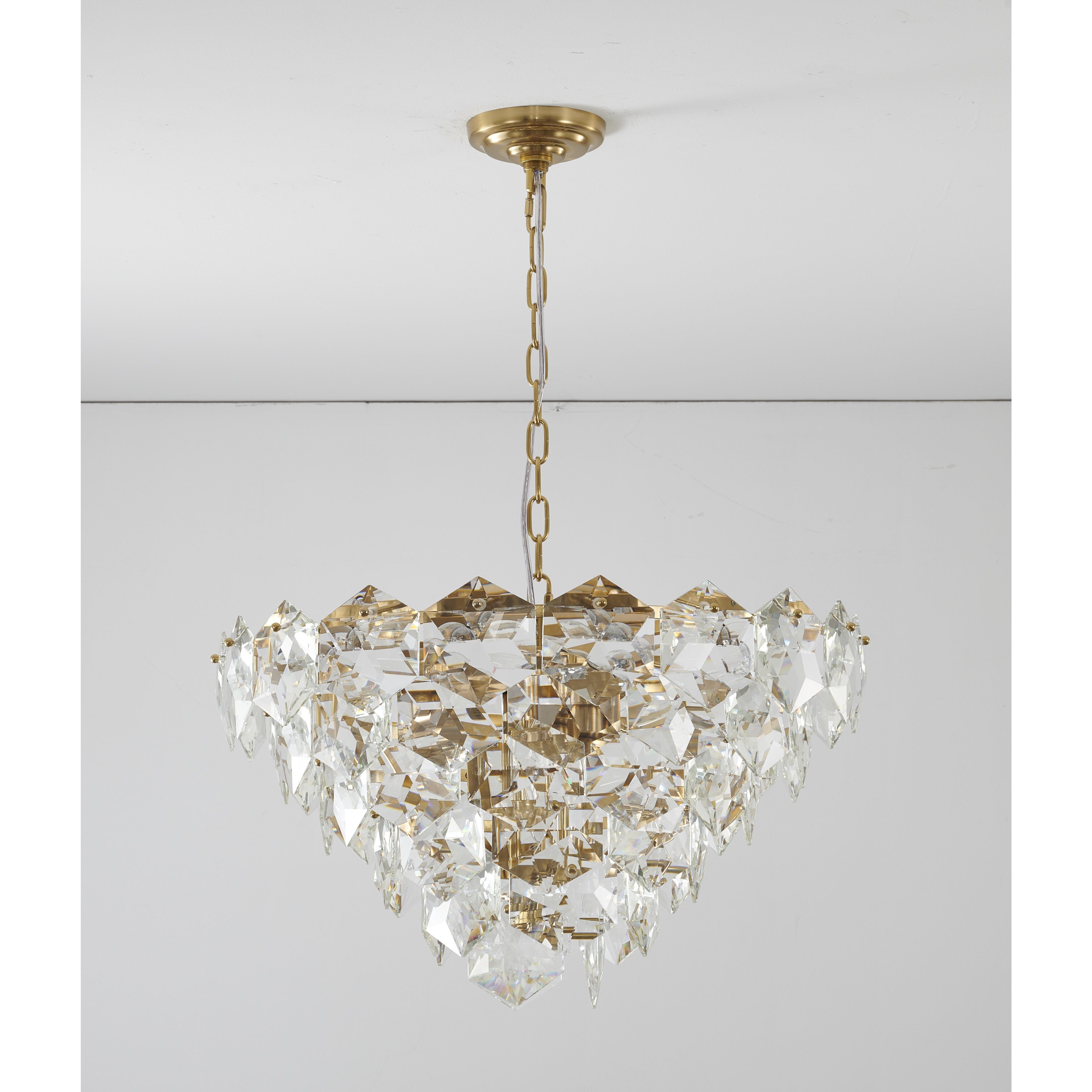 Canada 12 Light 24 inch Gold Chandelier Ceiling Light