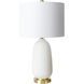 Tory 25.5 inch 100 watt Brass Table Lamp Portable Light