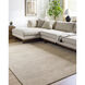 Astana 120 X 96 inch Khaki / Sand Handmade Rug in 8 x 10