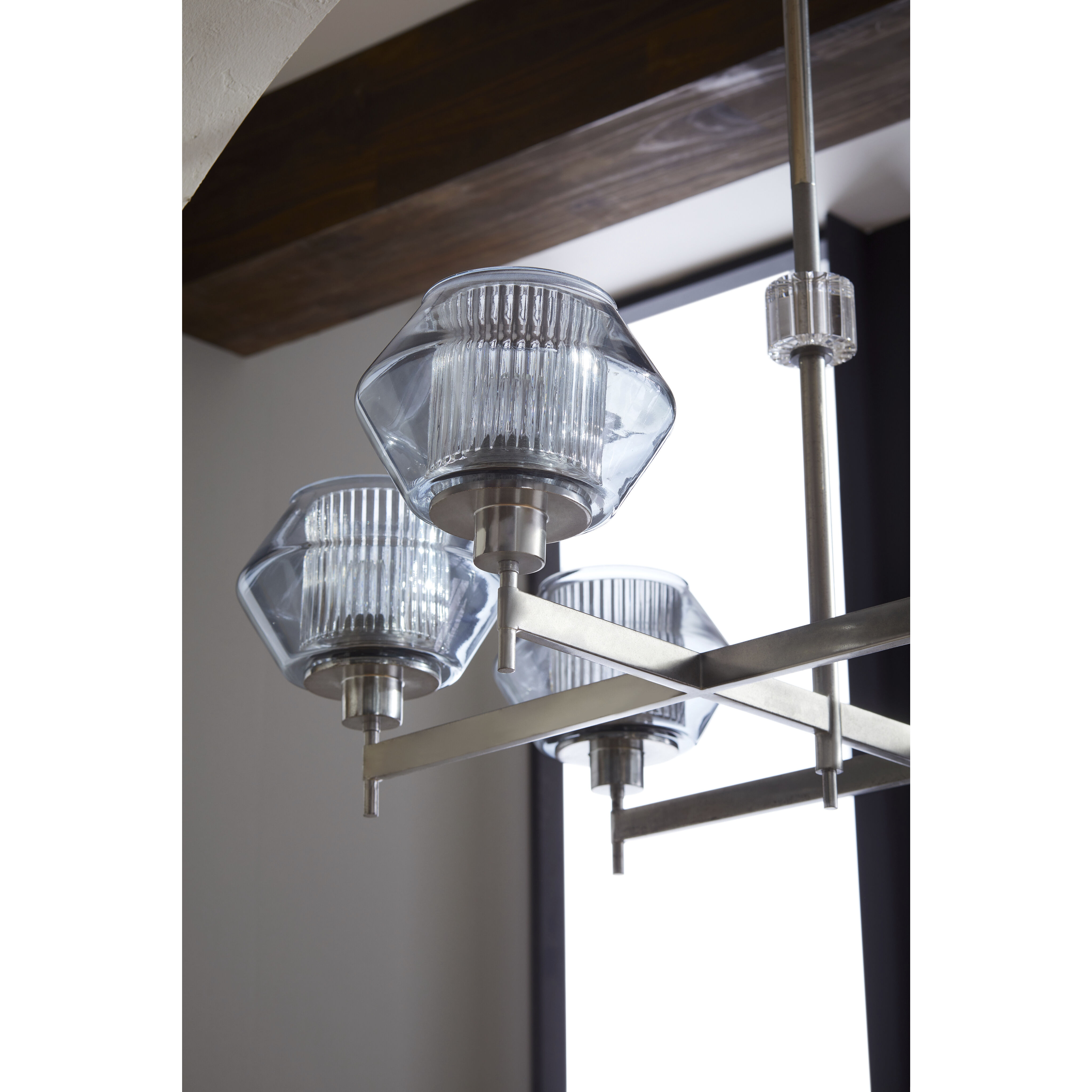 Holm 8 Light 50 inch Pewter Chandelier Ceiling Light