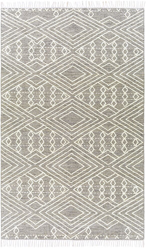 Bedouin 108 X 72 inch Medium Gray Rug in 6 X 9, Rectangle