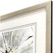 Gilded Petal Expansion Gray and Black and Metallic and Neutral Framed Art