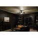 Vinea 52 inch Satin Black with Black Blades Ceiling Fan