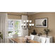 Jolie 9 Light Black Chandelier Ceiling Light in Incandescent