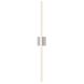 Stix LED 0.75 inch Bright Satin Aluminum Vanity Light Wall Light