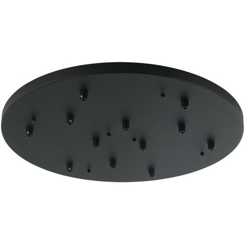 Leo 23 inch Matte Black Multi Ceiling Canopy Ceiling Light