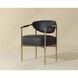 Heloise Bravo Black Dining Armchair in Cantina Black