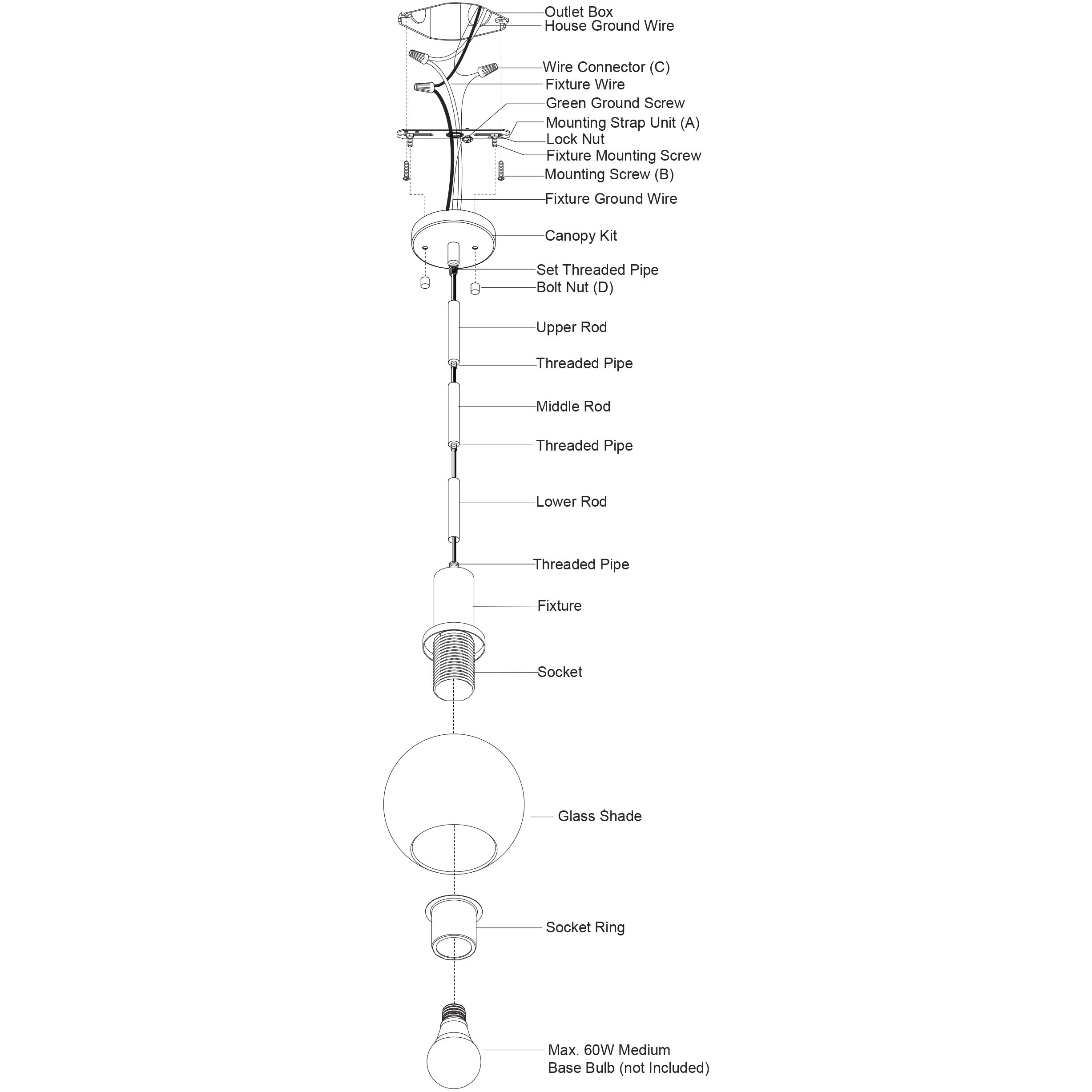 Marshall LED 8 inch Matte Black Mini Pendant Ceiling Light