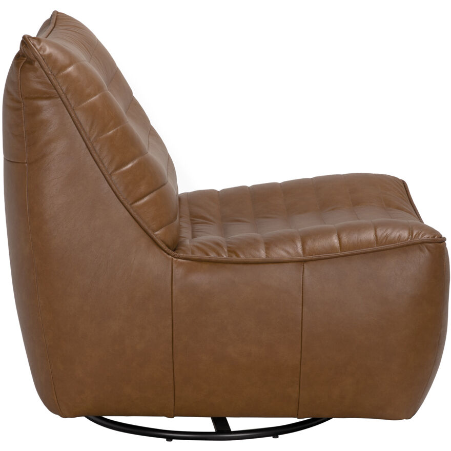 McClain Roche Tan Swivel Single Sofa