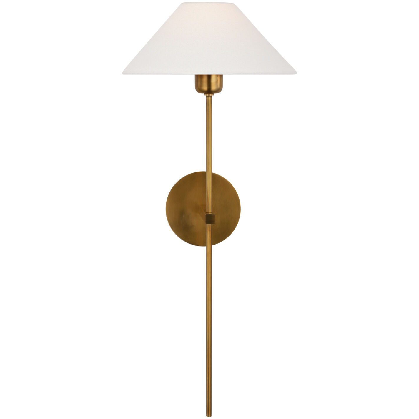 J. Randall Powers Hackney LED 10.75 inch Hand-Rubbed Antique Brass Tail Sconce Wall Light