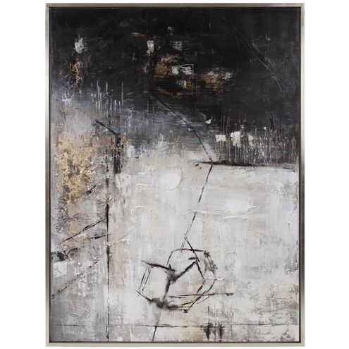 A Lonely Walk 55.75 X 41.75 inch Hand Painted Canvas