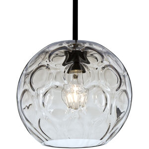 Bombay 1 Light Black Cord Pendant Ceiling Light