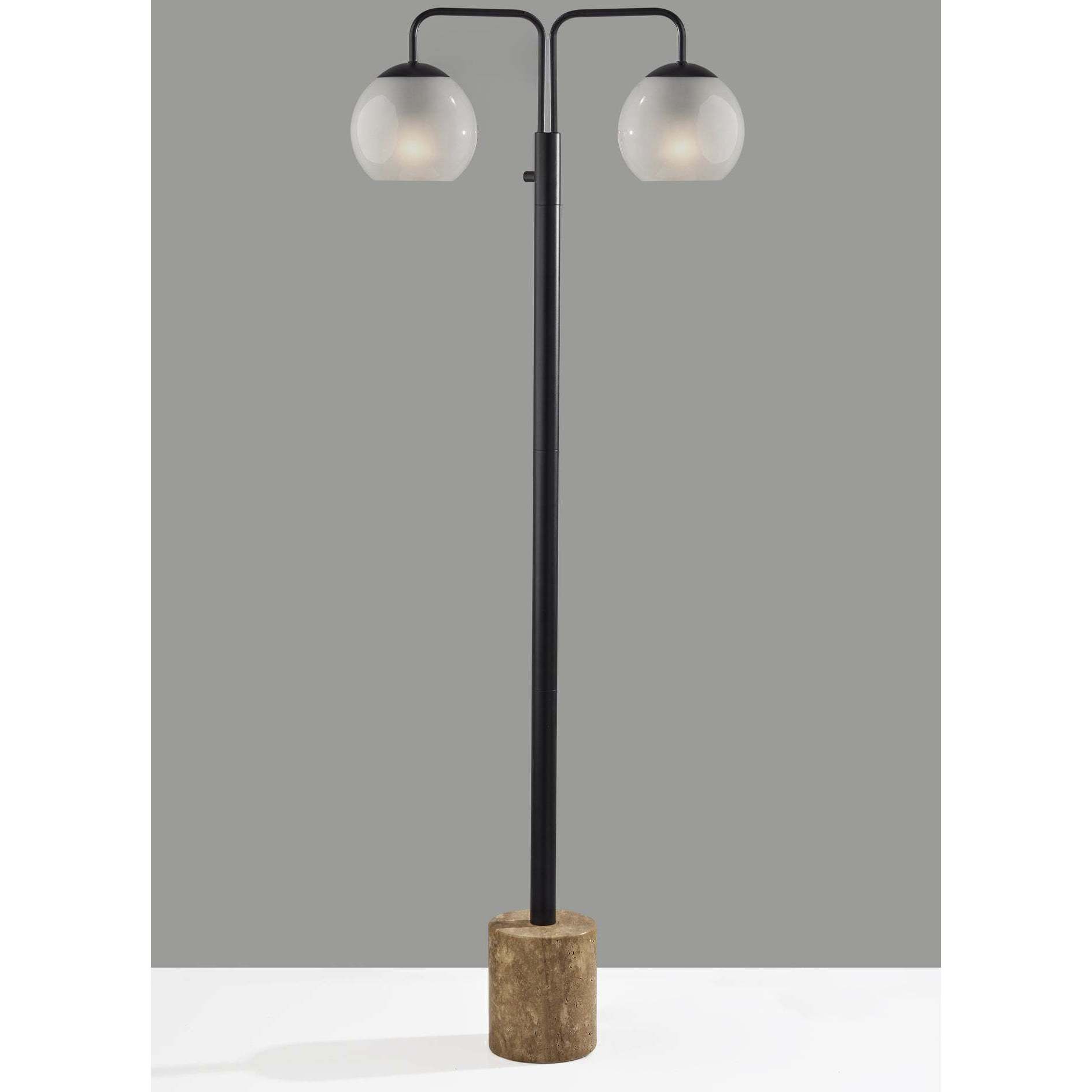 Stockton 60.25 inch 40.00 watt Black Floor Lamp Portable Light