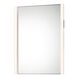 Vanity 36.25 X 27 inch Polished Chrome Mirror Kit