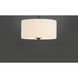 Bongo 2 Light 13 inch Oil Rubbed Bronze Semi-Flush Mount Ceiling Light