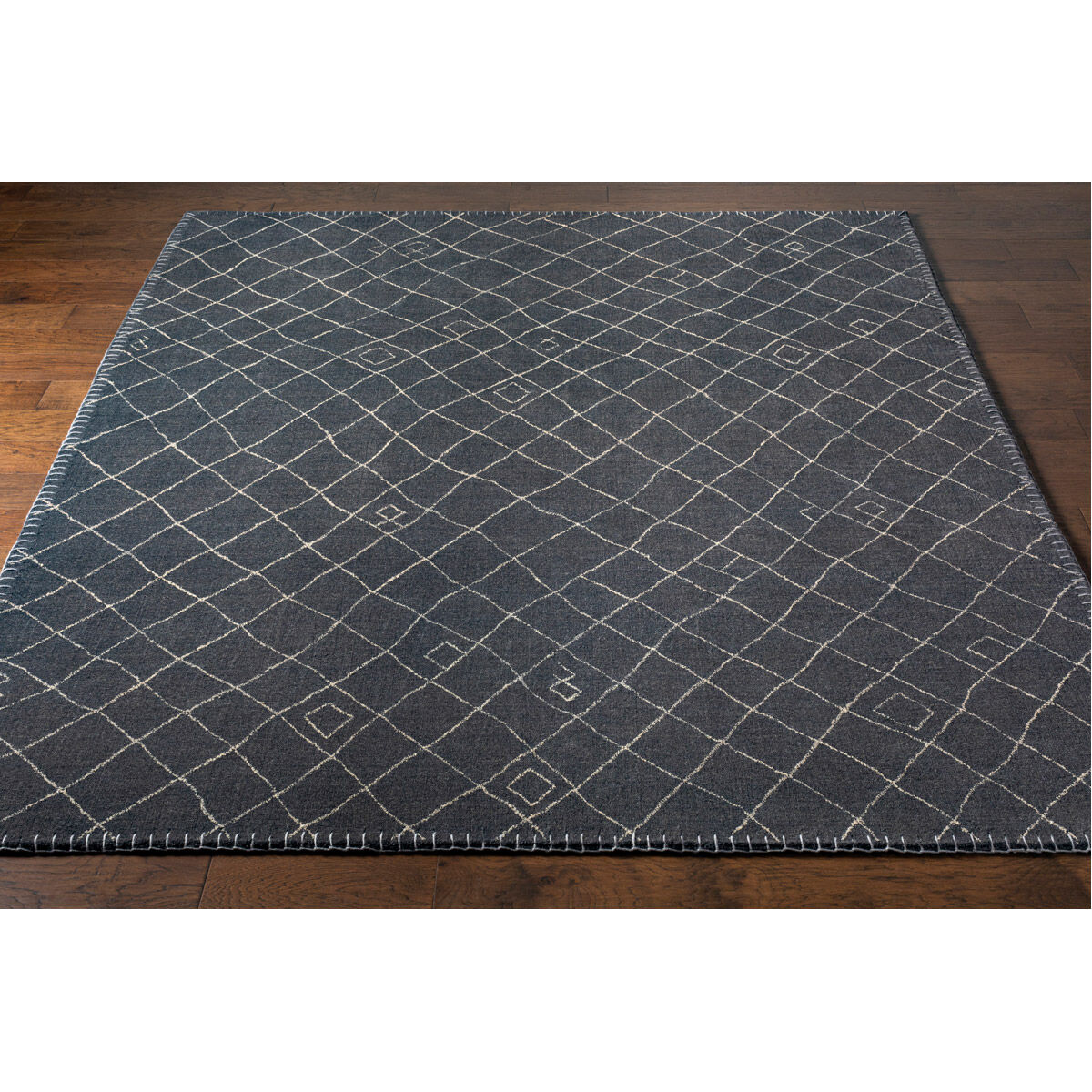 Arlequin 108 X 72 inch Black Rug in 6 X 9, Rectangle