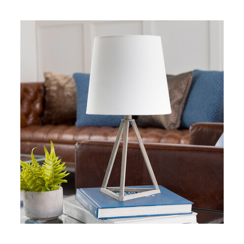 Belmont 17 inch 60 watt White Table Lamp Portable Light