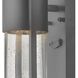 Shelter LED 16 inch Hematite Outdoor Wall Mount Lantern, Medium