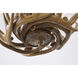 Canada 6 Light 22 inch Natural Horn Chandelier Ceiling Light