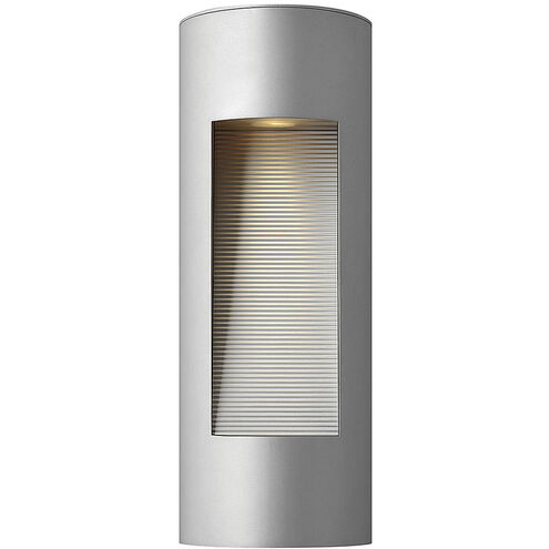 Luna Outdoor Wall Mount Lantern in Titanium, Non-LED, Medium