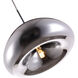 Reflection 1 Light 11 inch Chrome Pendant Ceiling Light