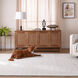 Riya 90 X 63 inch Light Grey Rug in 5 x 7