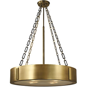 Oracle 4 Light 16 inch Charcoal with Polished Nickel Accents Dinette Chandelier Ceiling Light