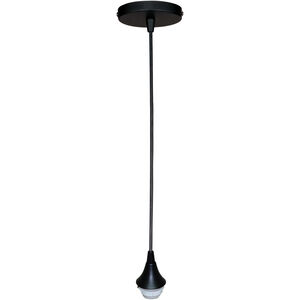 Design-a-fixture Matte Black Mini Pendant Rod Hardware, Shades Not Included