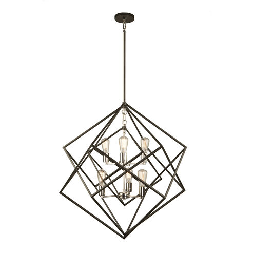 Artistry LED 32 inch Polished Nickel Chandelier Ceiling Light in Polished Brass