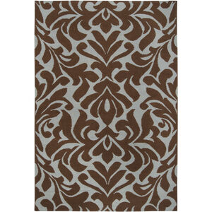 Market Place 66 X 42 inch Sage, Dark Brown Rug