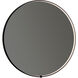 Avior 30 X 30 inch Black LED Lighted Mirror, Vanita by Oxygen