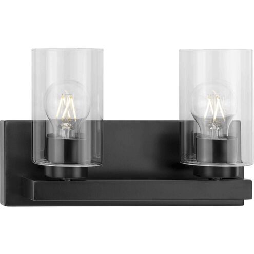 Goodwin 2 Light 12.87 inch Matte Black Vanity Light Wall Light