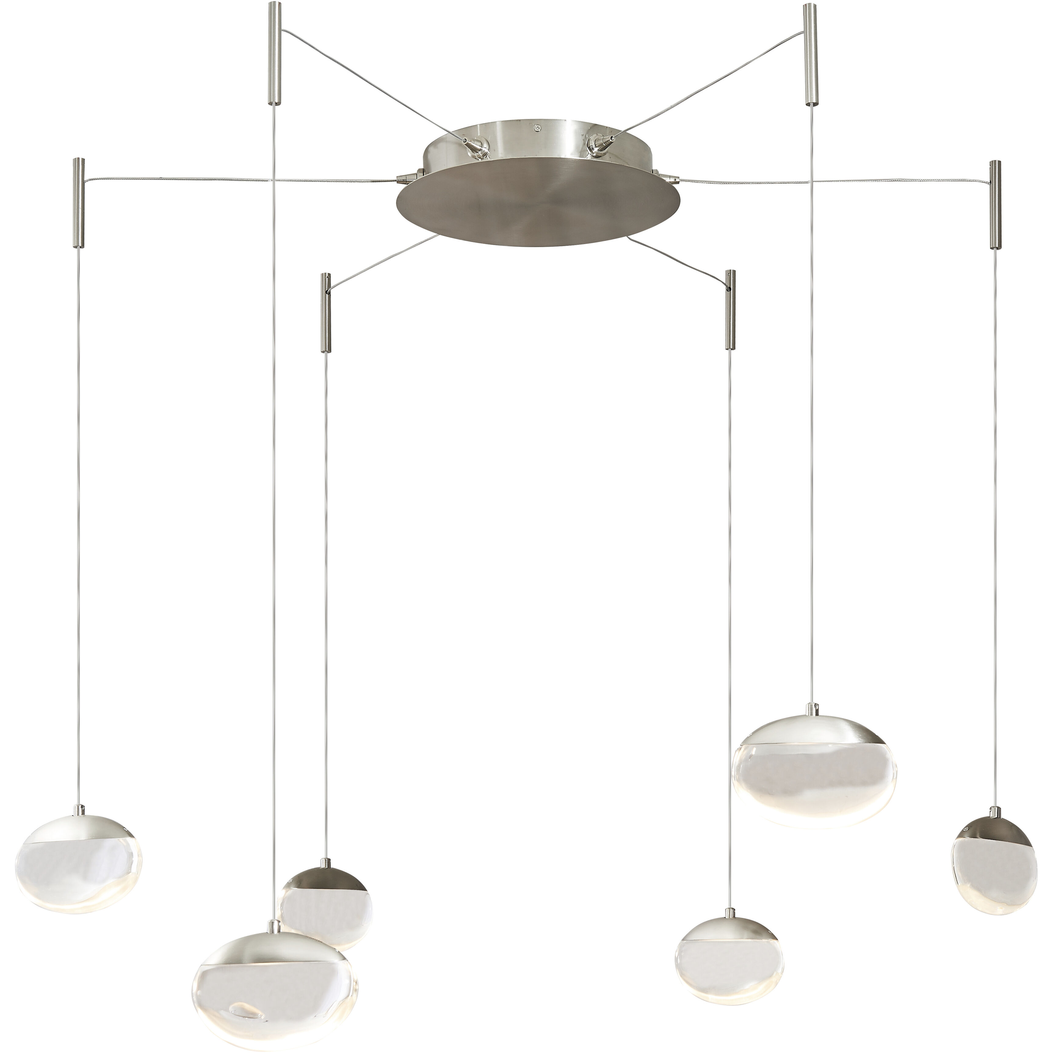 Athena LED 12.2 inch Brushed Nickel Pendant Ceiling Light