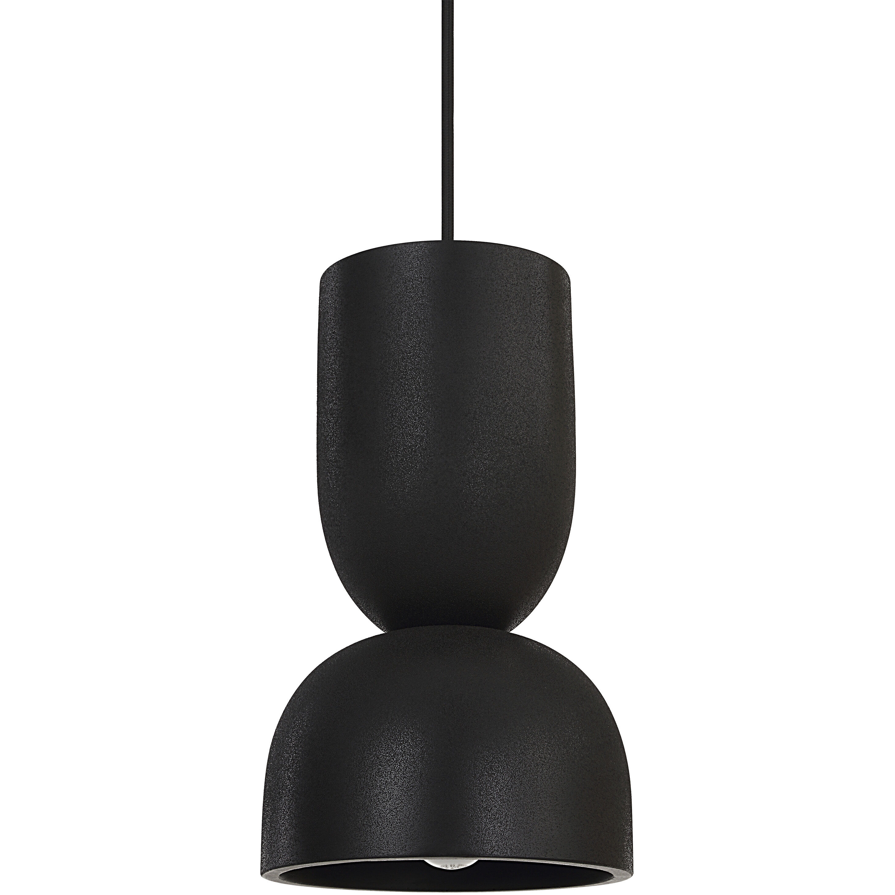 Caen 1 Light 7 inch Black Pendant Ceiling Light