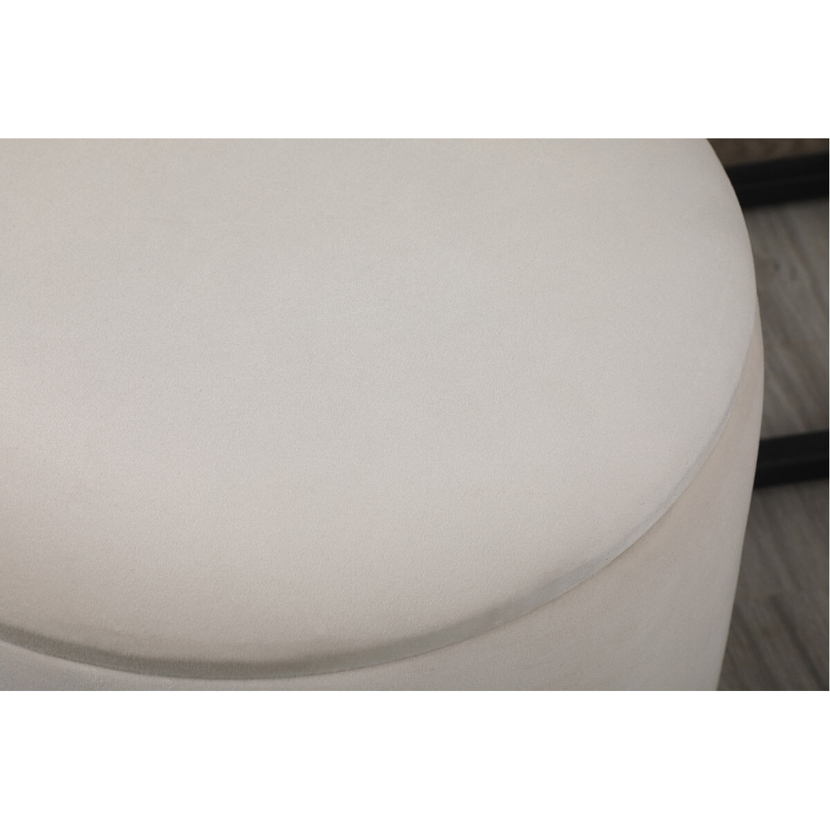 Ozman 17.32 inch Beige Stool