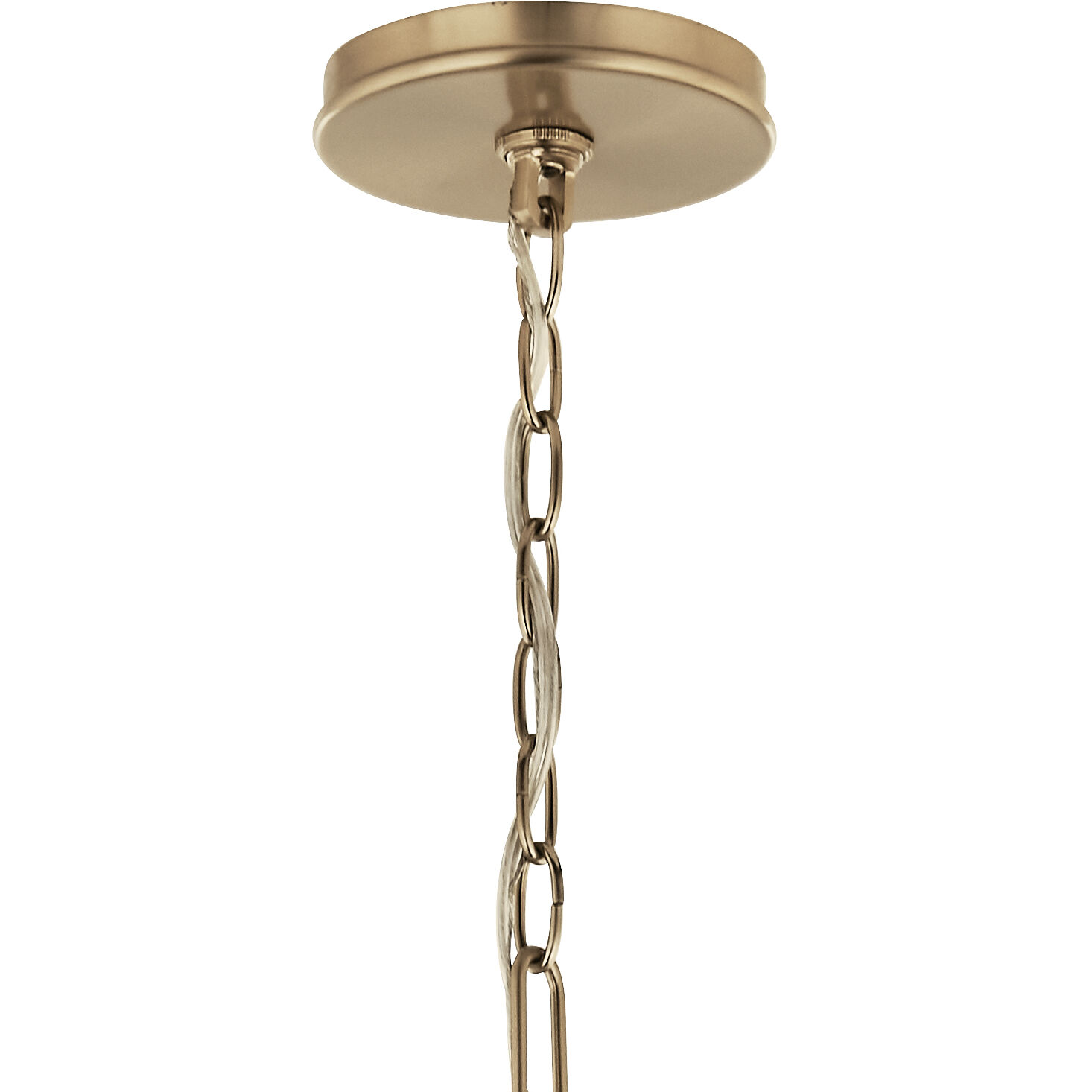 Malene 8 Light Champagne Bronze Chandelier Ceiling Light, 1 Tier Large