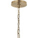 Malene 8 Light Champagne Bronze Chandelier Ceiling Light, 1 Tier Large