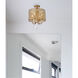 Elise 4 Light 14 inch Brass Flush Mount Ceiling Light