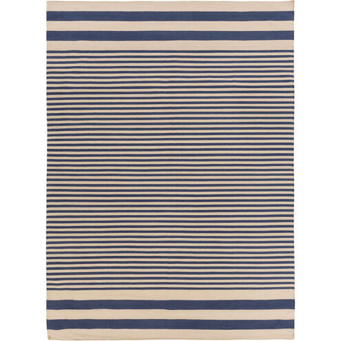 Oxford 132 X 96 inch Navy, Cream Rug