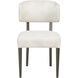 Terra Dark Brown Oak with Ecru Dining Chair, Set of 2