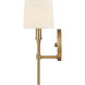 Arden 1 Light 5 inch Brushed Gold Sconce Wall Light