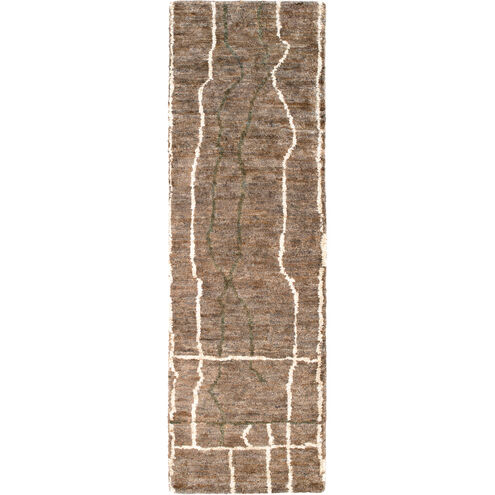 Scarborough 36 X 24 inch Medium Gray, Tan, Dark Brown Rug
